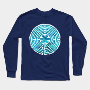 Chartres Labyrinth Long Sleeve T-Shirt